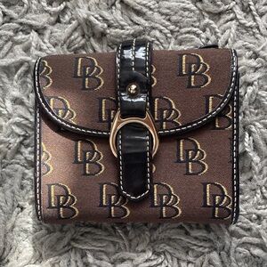 Dooney & Bourke Brown monogram wallet